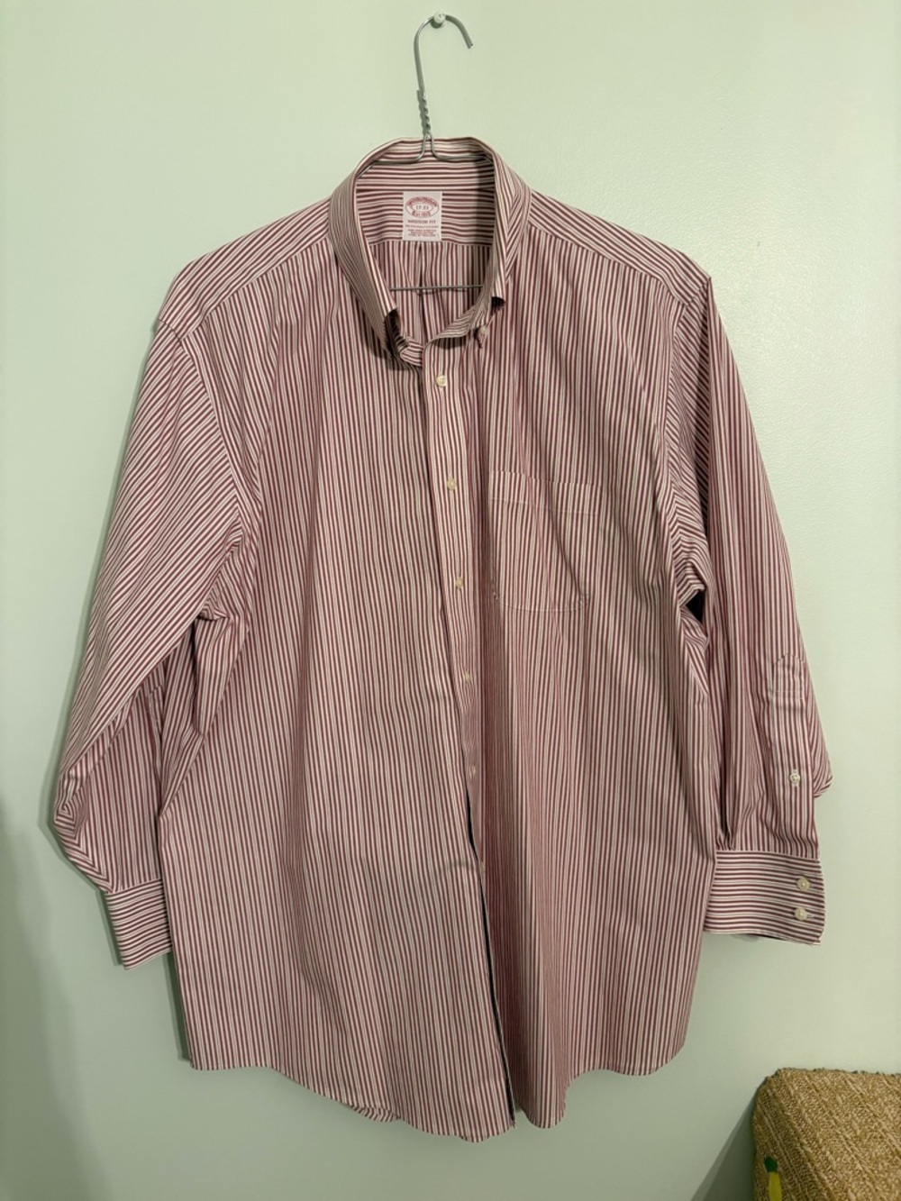 Brooks Brothers Button Down Dress Shirt Madison Fit 17 33 Original Polo Shirt
